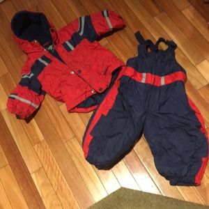 Snow suit Bib and jacket, 18 month, Oshkosh